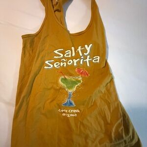 Salty Señorita Casual Tank Top - Tan
